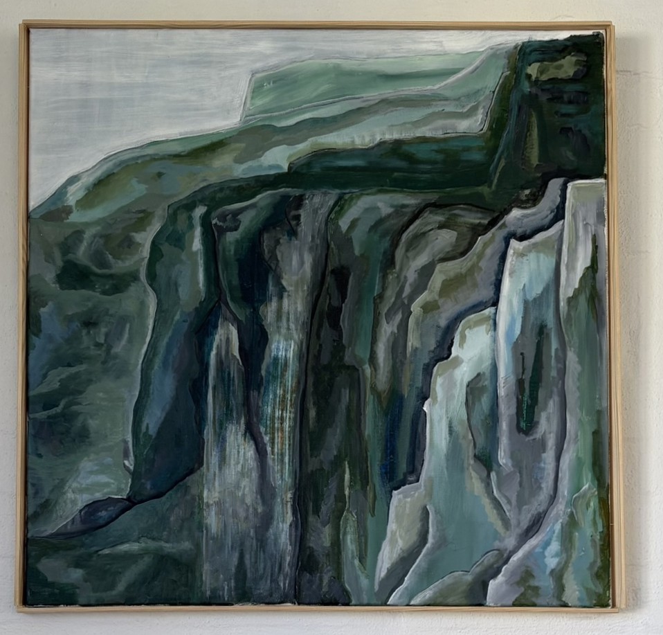 Færøerne – akrylmaleri