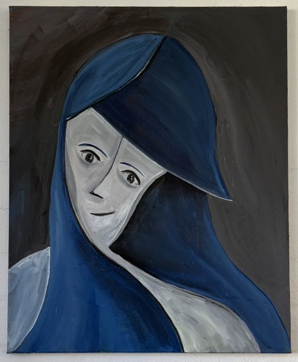 Ansigter – 50x40 cm