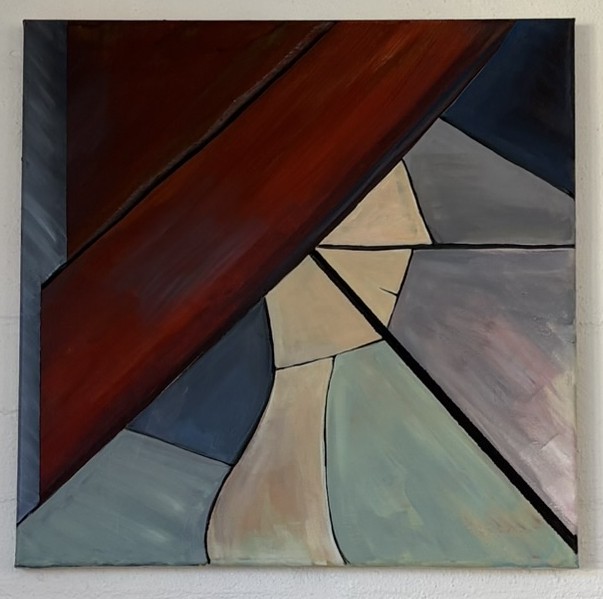 Ansigter – 40x40 cm