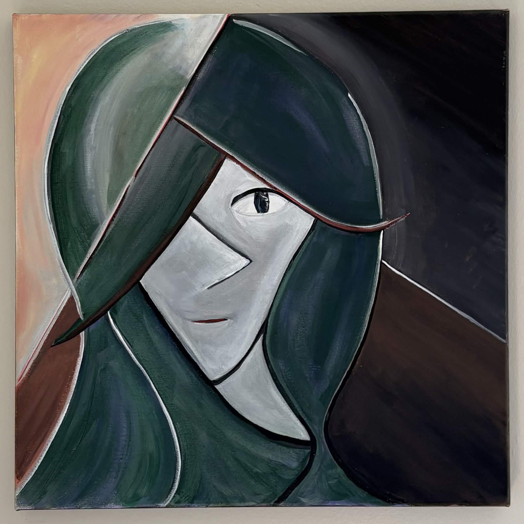 Ansigter – 50x40 cm
